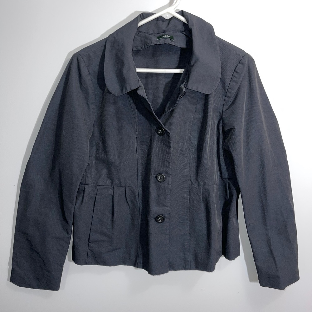 J.Crew Button Down Rain Coat Size XS/S
